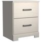 Ashley Stelsie 2 Drawer Nightstand in White, , large