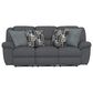 Catnapper Trifecta Power Reclining Sofa with Drop Down Table in Smoke, , large