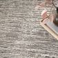 Nourison Sustainable Trends 6" x 9" Ivory and Grey Area Rug, , large