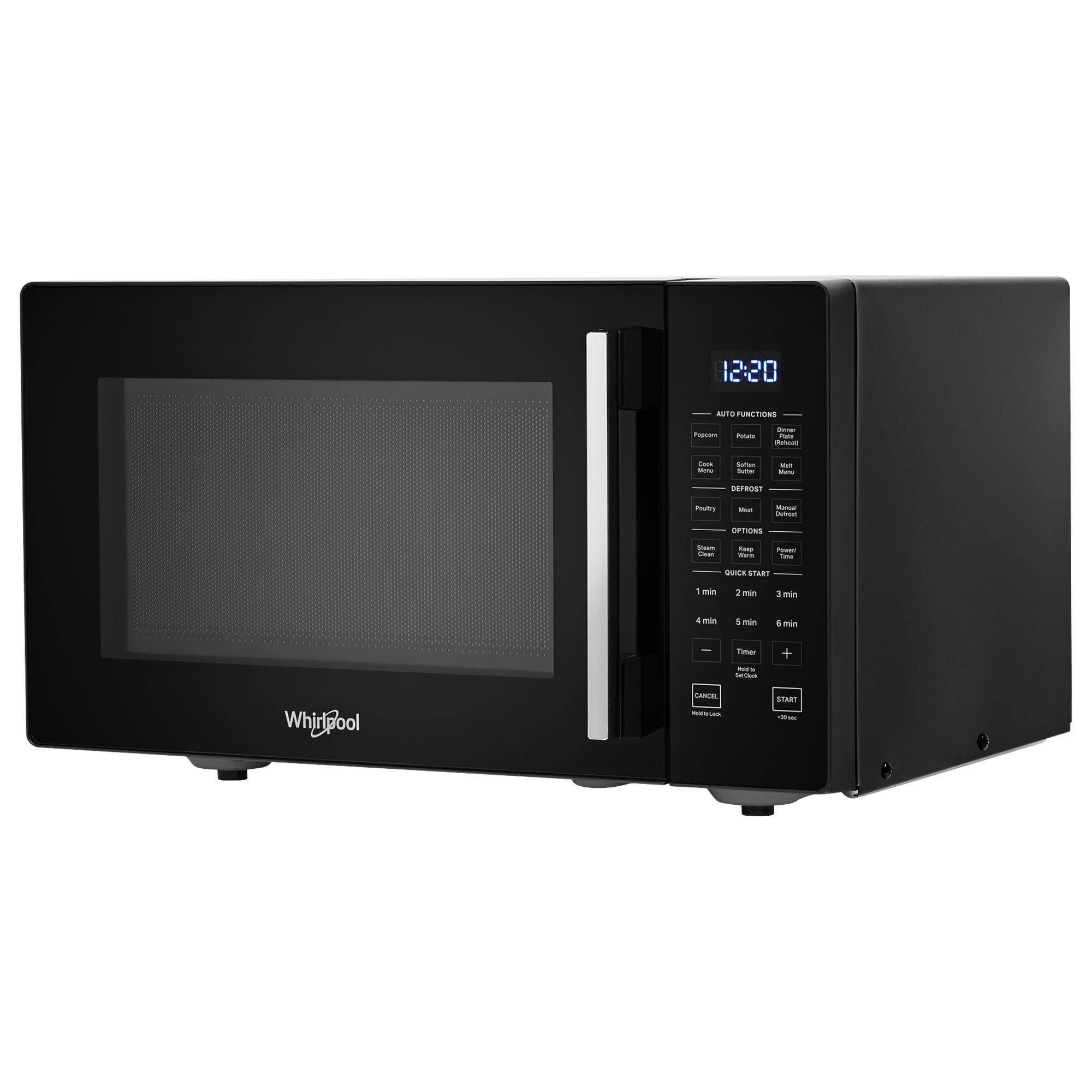Whirlpool 0.9 Cu. Ft. Countertop Microwave in Black and Silver NFM