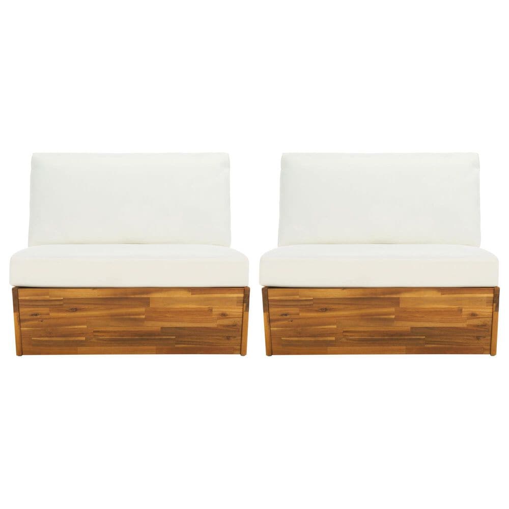 Safavieh Lynn Lounge Chair in Beige (Set of 2), , large