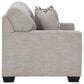 Ashley Mahoney Stationary Loveseat in Pebble, , large