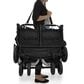 Delta Jeep Destination Side-By-Side Double Ultralight Stroller in Midnight, , large