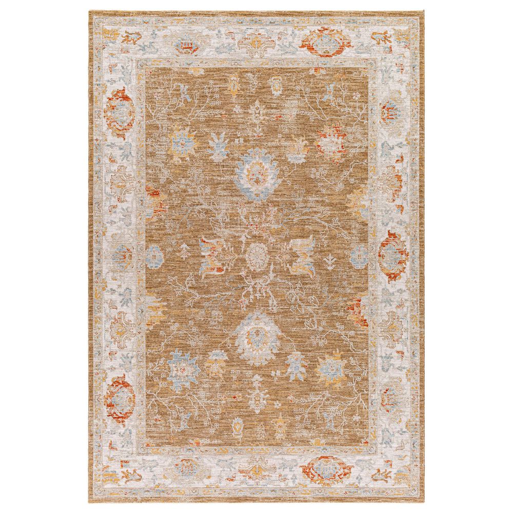 Surya Avant Garde 2"7" x 7"3" Orange, Blue and Beige Runner, , large