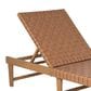 Zuo Modern Breath Outdoor Chaise Lounge in Brown, , large
