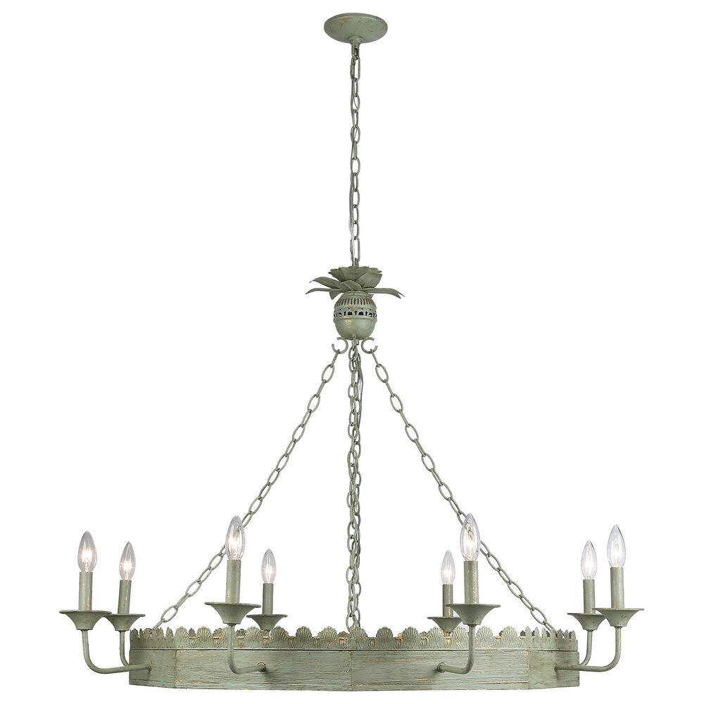 Golden Lighting Finley 8-Light Chandelier in Vintage Sage, , large