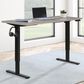 OSP Home Primo 60" Electric Sit Stand Desk in Black and Light Gray, , large