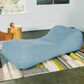 Jaxx Arlo Chaise Lounge Bean Bag Chair in Turquoise, , large