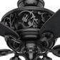 Hunter Promenade 54" Ceiling Fan with Lights in Gloss Black, , large