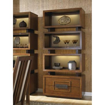 Tommy Bahama Home Island Fusion Tonga Tiered Bookcase in Dark Walnut, , large