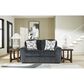 Ashley Midnight-Madness Stationary Loveseat in Gunmetal, , large