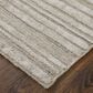 Feizy Elias 10" x 14" Gray, Ivory and Blue Area Rug, , large