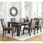 Ashley Hyndell 7-Piece Dining Set in Dark Espresso Brown, , large