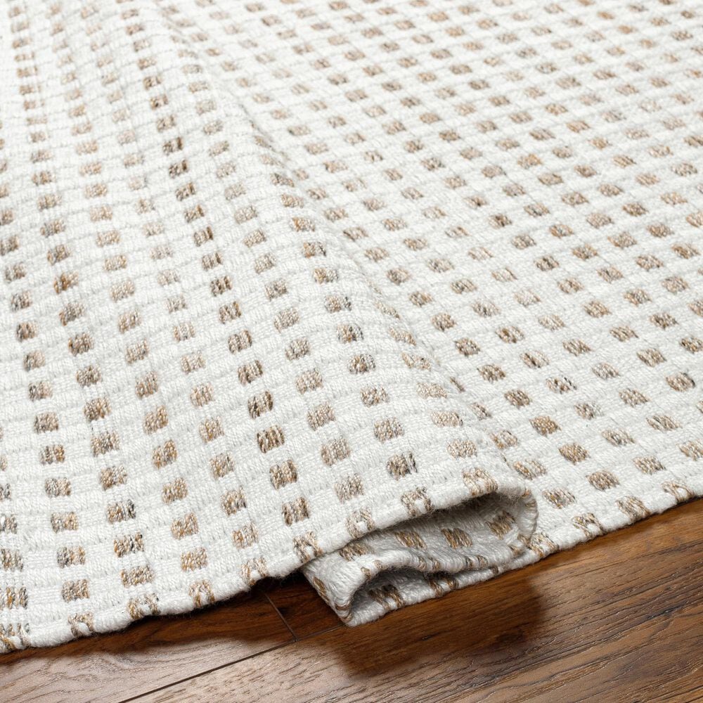 Surya Ariel White, Medium Gray and Taupe 12&#39; x 15&#39; Area Rug, , large