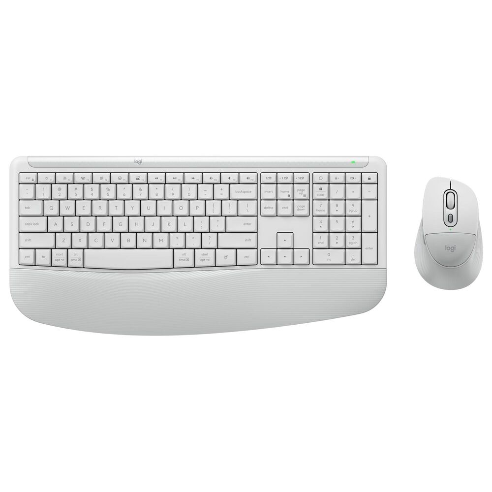 Logitech Signature Comfort Plus Keyboard and Mouse Combo in Off-White, , large