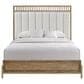 Sterling Timber Elure King Upholstered and Strap Panel Bed with Dresser and 2 Nightstands in Latte, , large