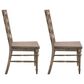 Emerald Home Furnishings Interlude Side Chair with Ladder Back in Sandstone Buff (Set of 2), , large