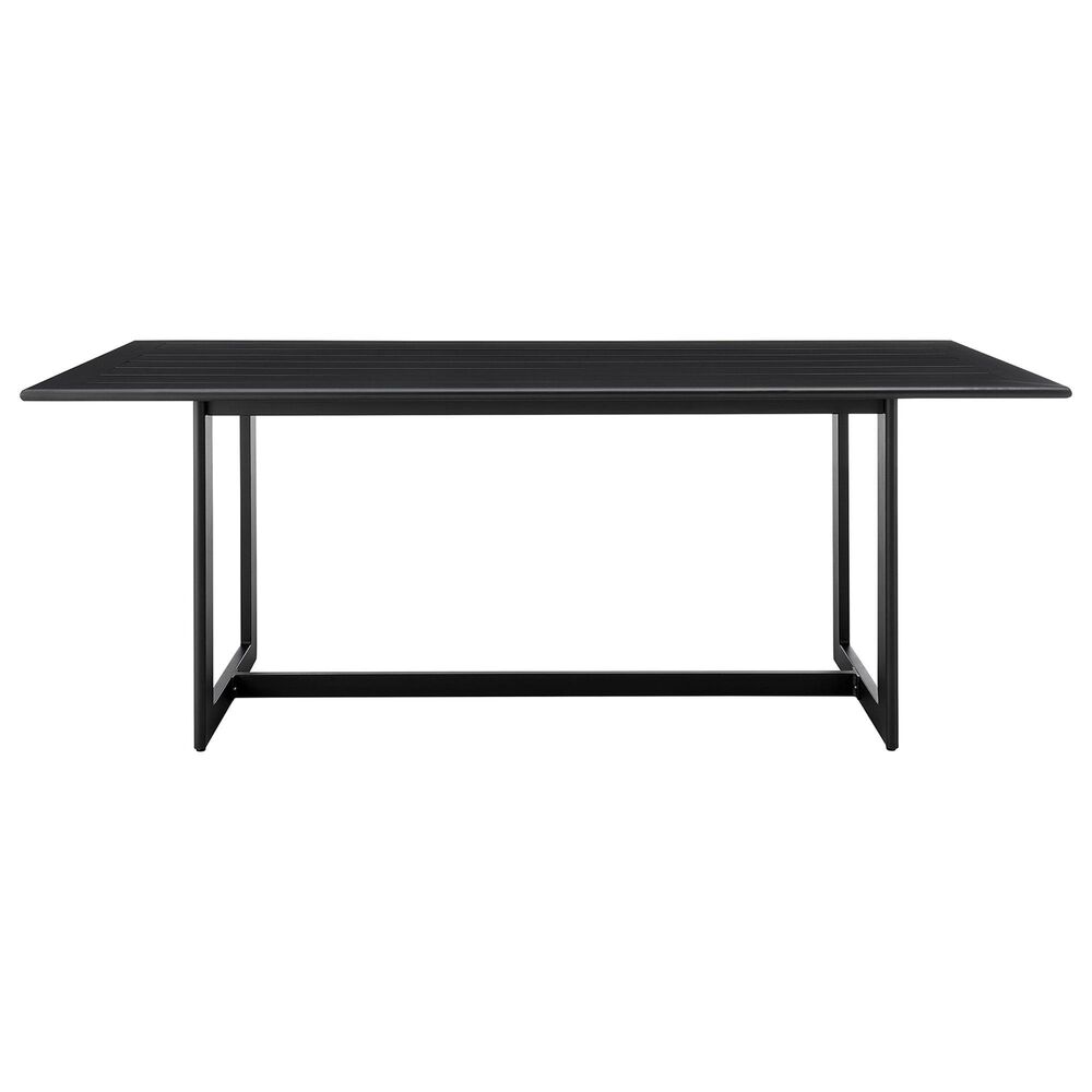 Blue River Grand 5-Piece Rectangular Patio Dining Table Set in Black - Table Only, , large