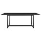 Blue River Grand 5-Piece Rectangular Patio Dining Table Set in Black - Table Only, , large