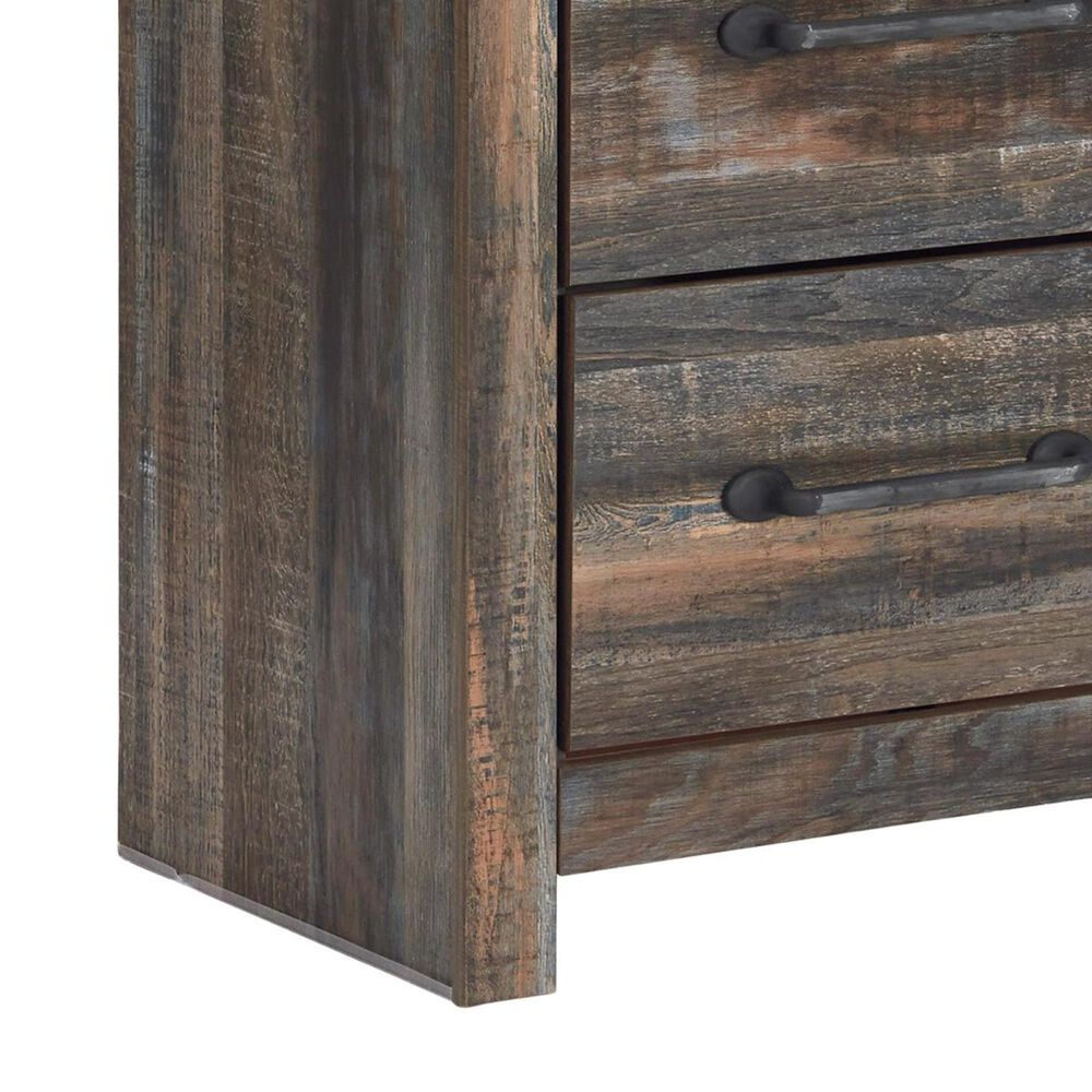Ashley Drystan 5 Piece Full Bedroom Set in Rustic Brown, , large