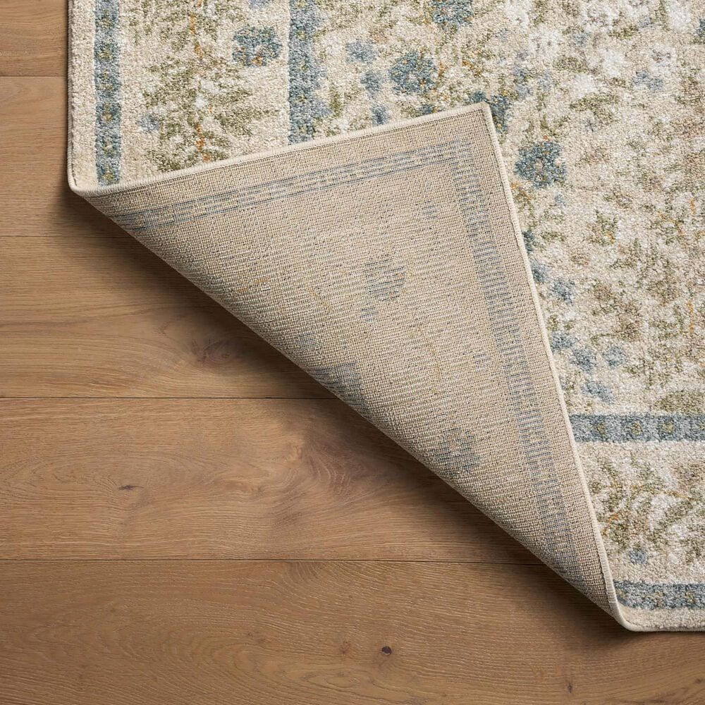 Rifle Paper Co Laurel Wildwood Garden 2&#39;8&quot; x 4&#39; Cream Area Rug, , large