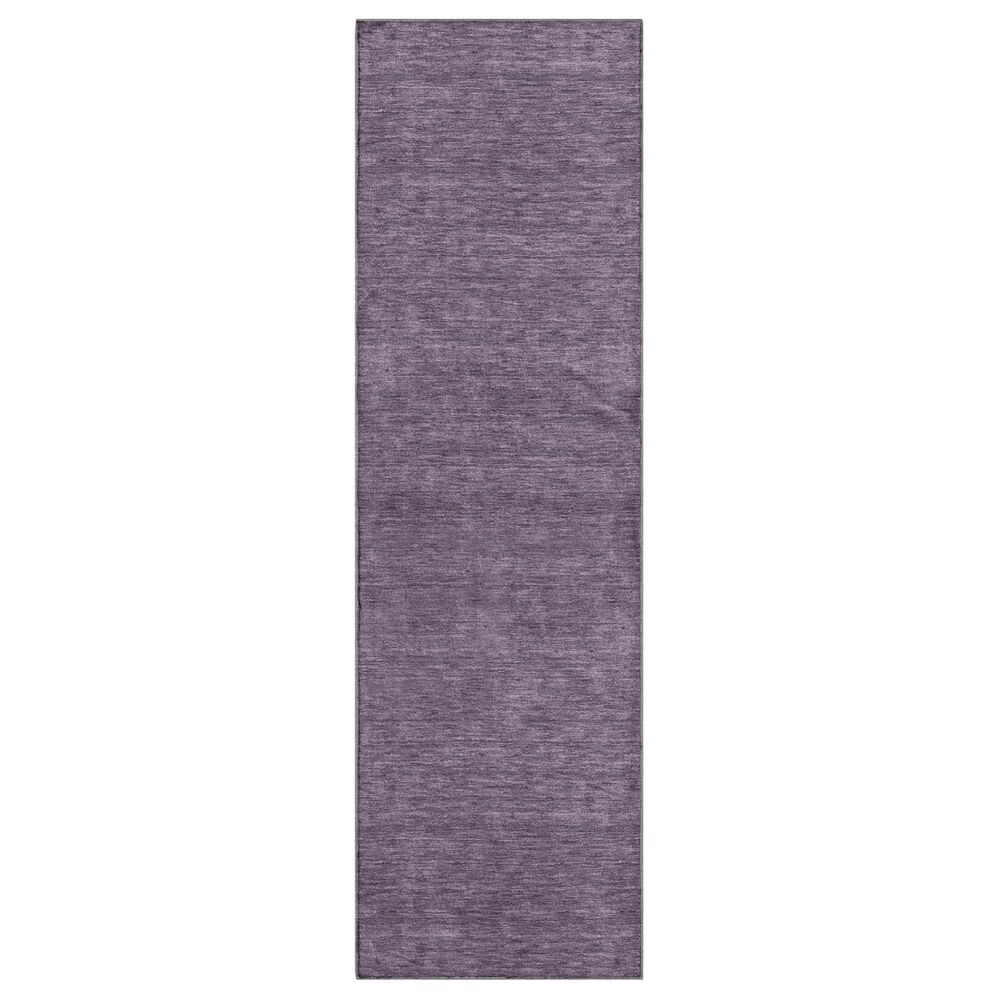 Dalyn Rug Company Soft Essentials Solid Plum 2"3" x 7"6" Runner, , large