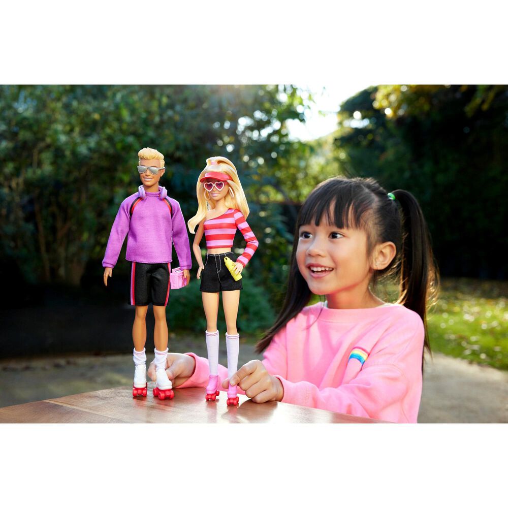 Barbie and Ken Fashionista Doll Set in Multicolor, , large