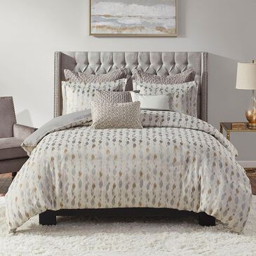 Hampton Park Sanctuary 8-Piece Queen Comforter Set in Taupe, , large