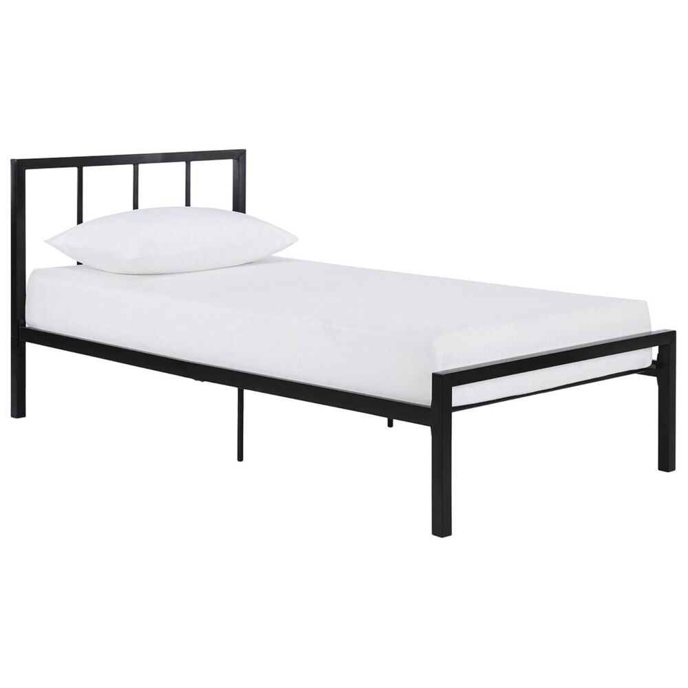 DHP DHP Finlay Twin Metal Bed in Black, , large