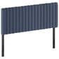 HOMLUX Roanne Queen Upholstered Tufted Headboard in Denim, , large