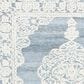 Safavieh Micro-Loop Bohemian 2"3" x 8" Light Blue and Ivory Runner, , large