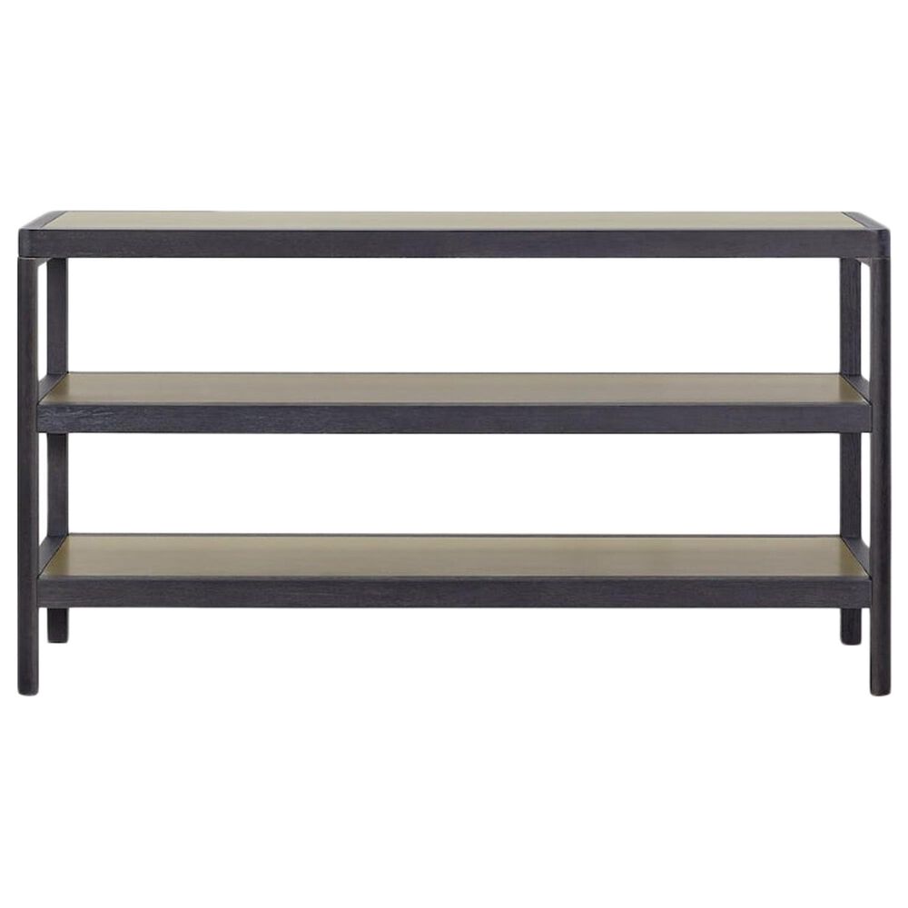Sterling Timber Elure Channel Console Table in Latte and Peppercorn, , large