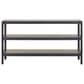 Sterling Timber Elure Channel Console Table in Latte and Peppercorn, , large