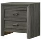 Crown Mark Valor 4-Piece Full Bedroom Set in Gray, , large
