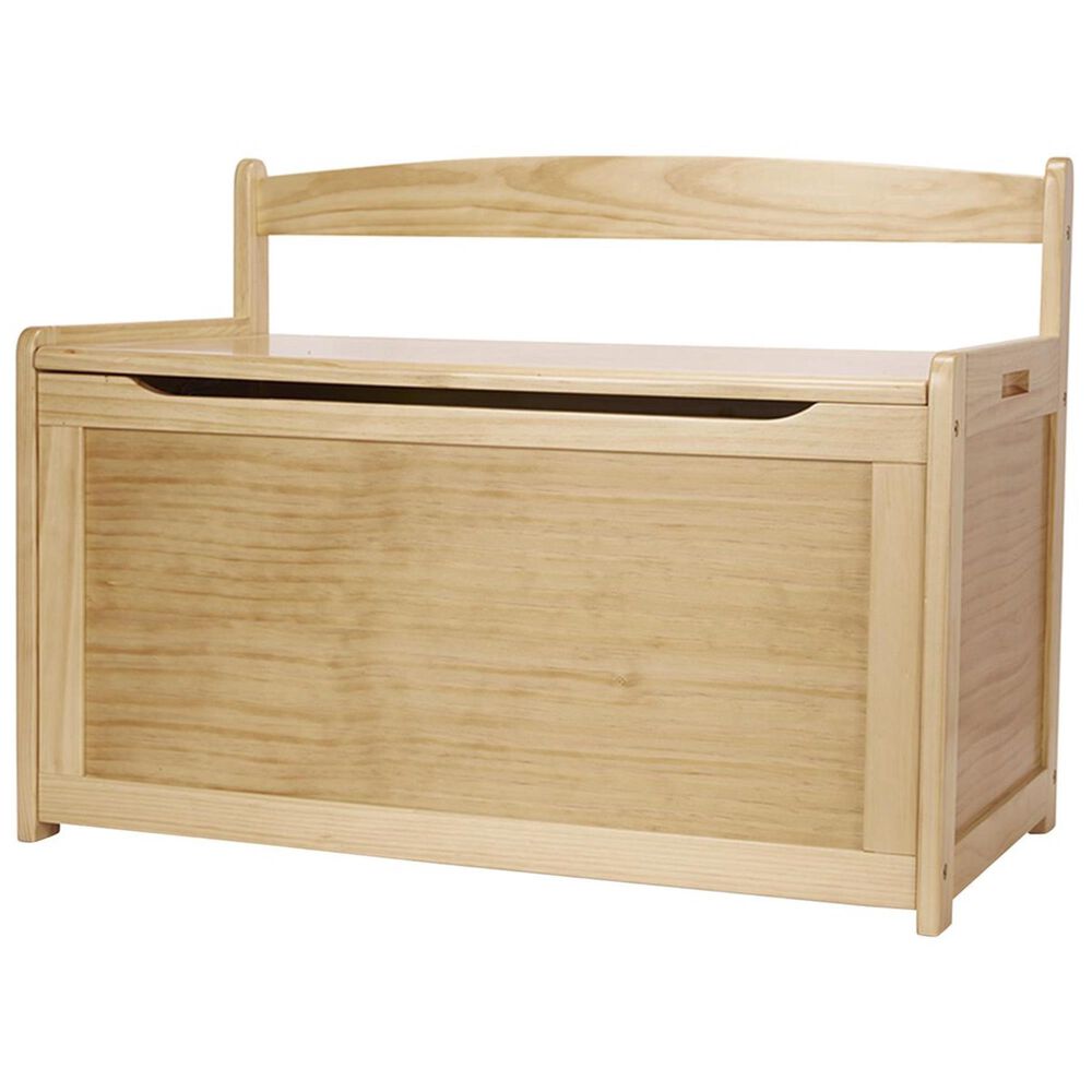 Melissa &amp; Doug Wooden Toy Chest in Honey, , large