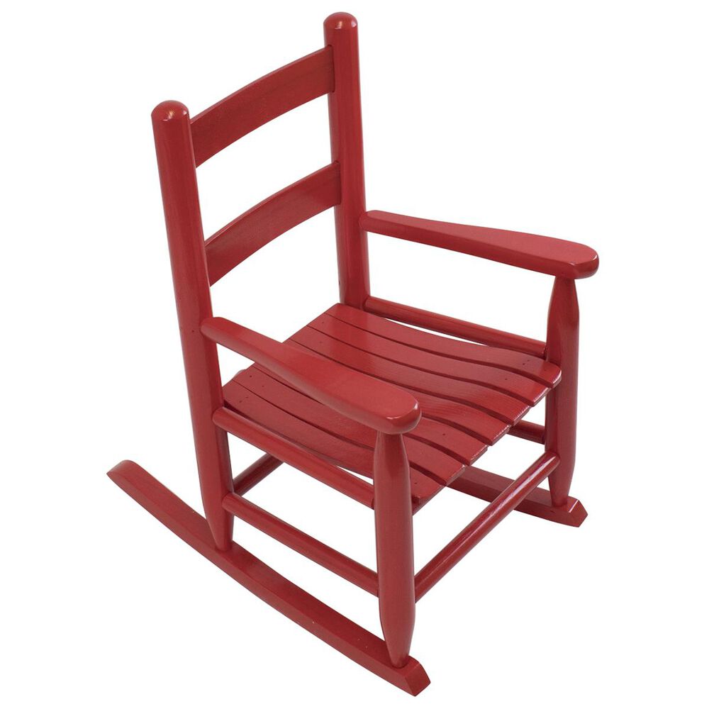 Lakeside Asheville Childs Rocking Chair in Red, , large