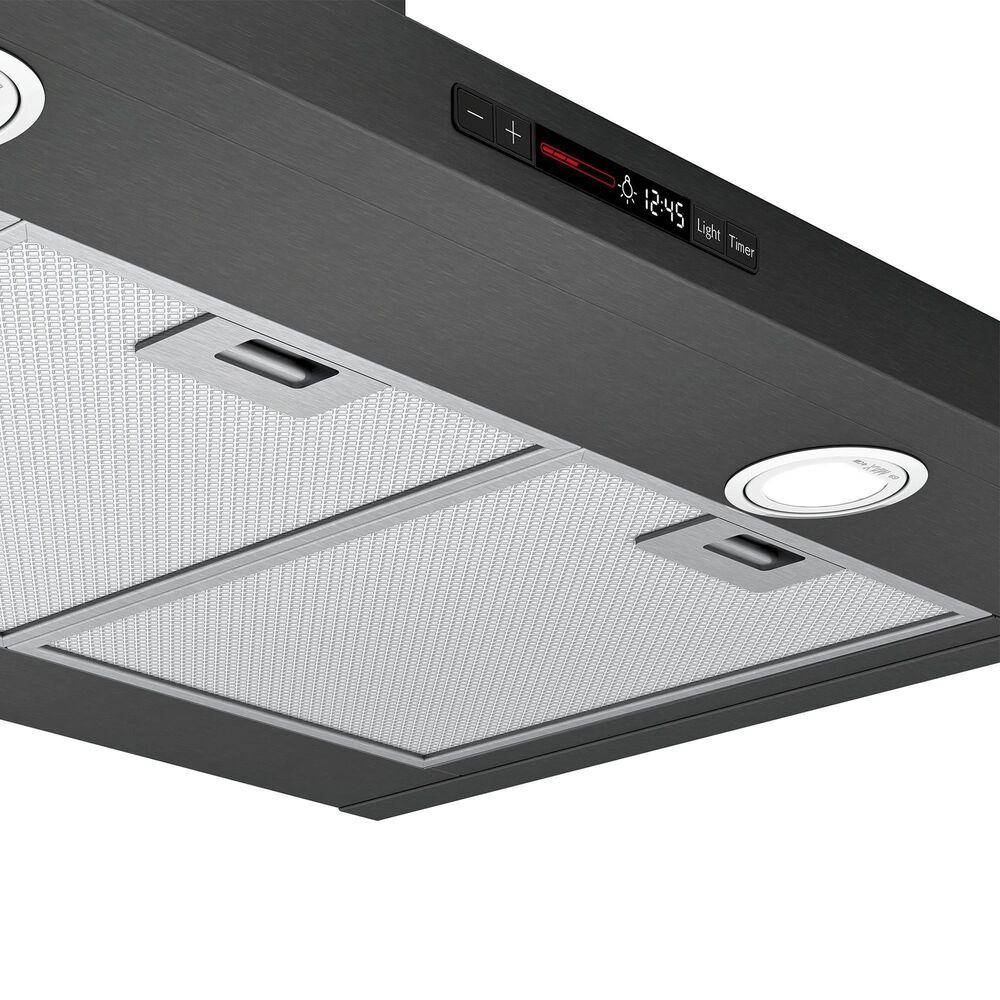 Bosch 36" Chimney Wall Hood in Black Stainless Steel, , large