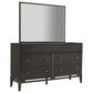 Riva Ridge Sutton 7-Drawer Dresser and Mirror in French Roast, , large