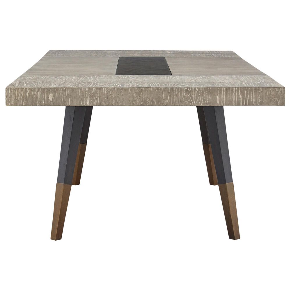 Nicolette Home Ryker Rectangular Dining Table in Black, Grey, and Aged Brass, , large