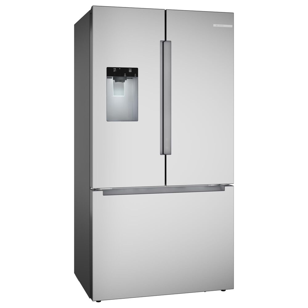 Bosch 100 Series 21.6 Cu. Ft. French Door Bottom Mount Refrigerator in Stainless Steel, , large