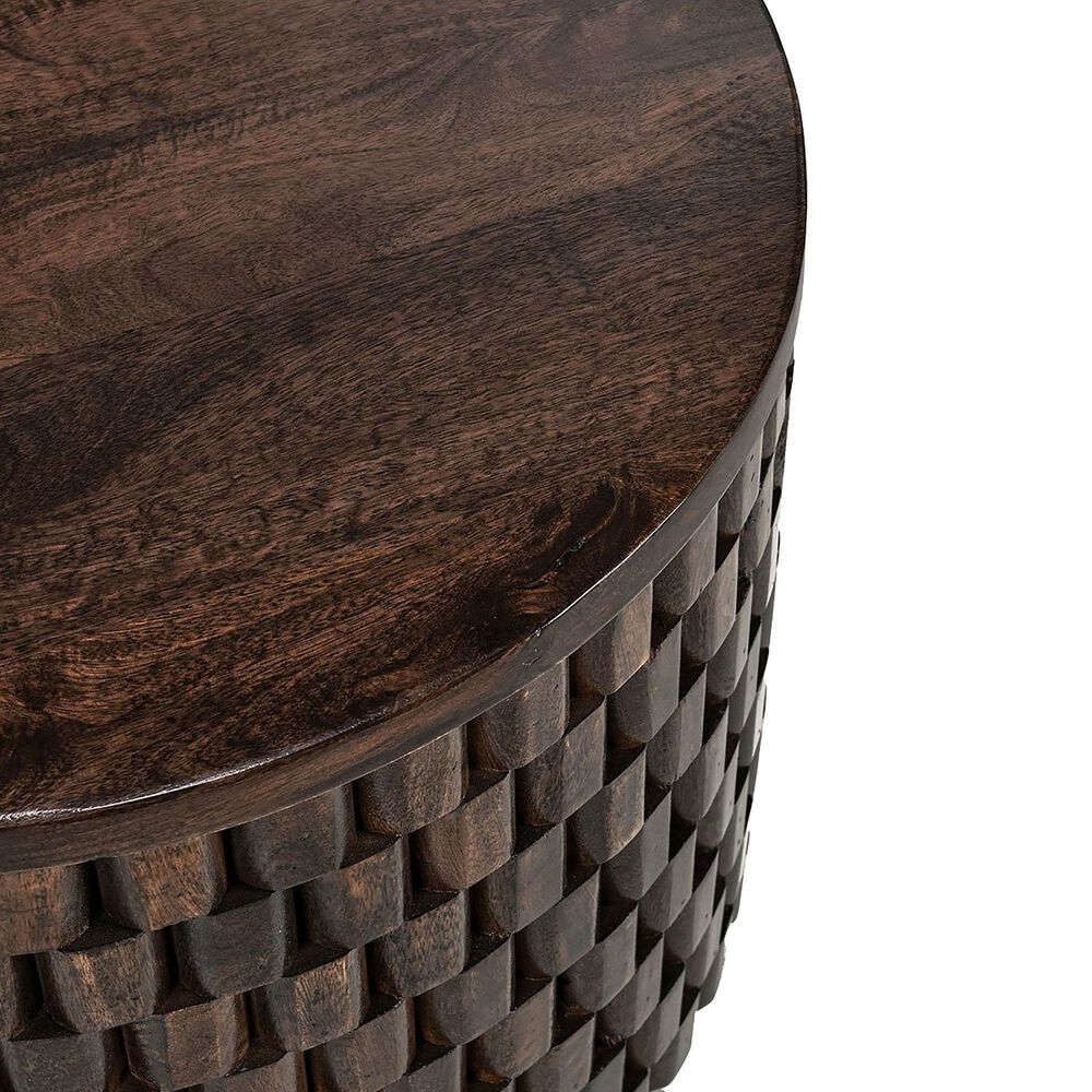Classic Home Norwood End Table in Brown, , large
