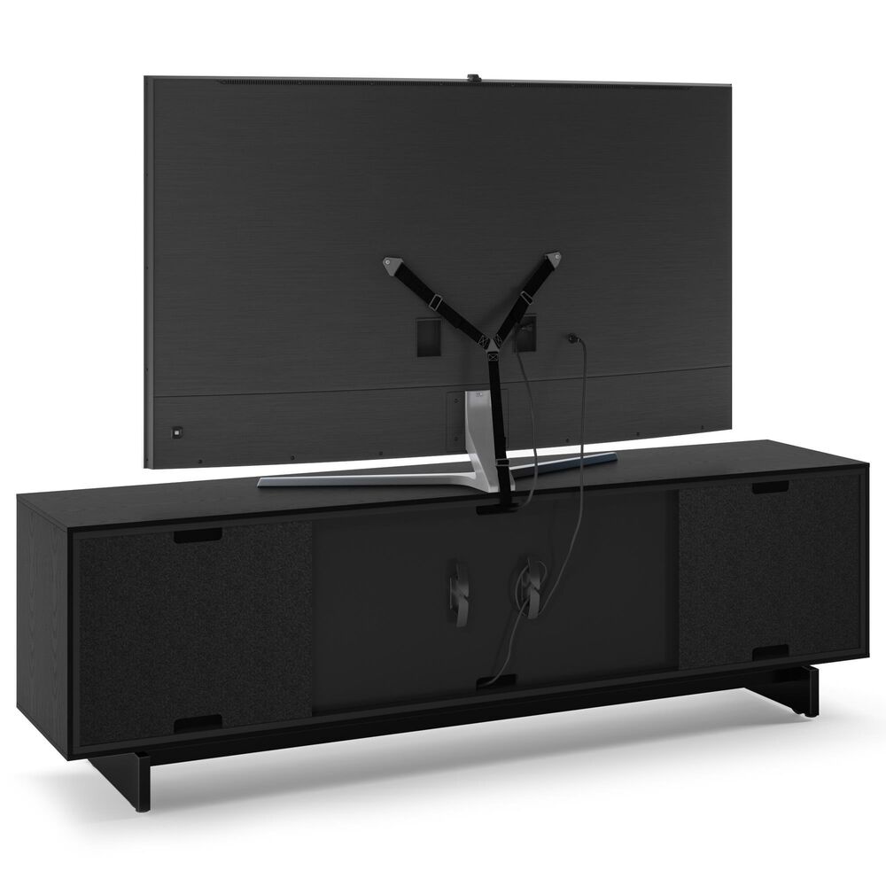 BDI Align 81&quot; TV Credenza in Ebonized Ash, , large