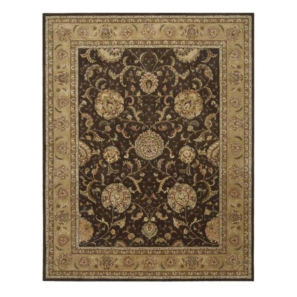 Nourison 2000 2206 2" x 3" Brown Scatter Rug, , large