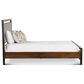Home Trends & Design Aspen Platform King Bed in Walnut Brown and Antique Zinc, , large