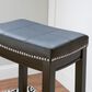 Linon Home Decor Claridge Bar Stool in Black, , large