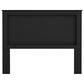 Lemoore Essential Queen/Full Panel Headboard in Soiid Black, , large