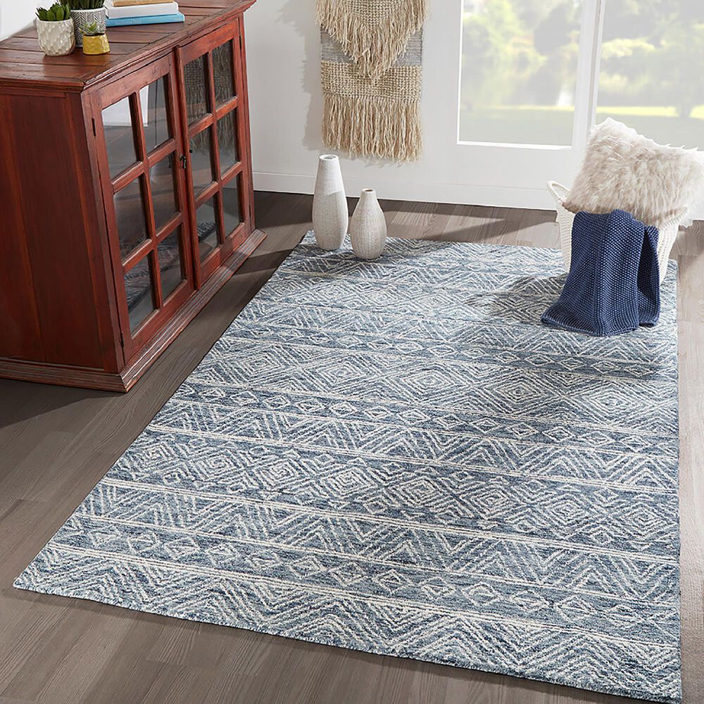 Momeni Mallorca 3&#39;6&quot; x 5&#39;6&quot; Denim Area Rug, , large