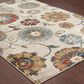 Oriental Weavers Sedona 6361A 9"10" x 12"10" Ivory Area Rug, , large