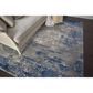 Nourison Twilight TWI22 8"6" x 11"6" Blue and Grey Area Rug, , large