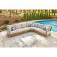 Signature Design by Ashley Silo Point 3-Piece Sectional with Neutral Cushion in Brown, , large